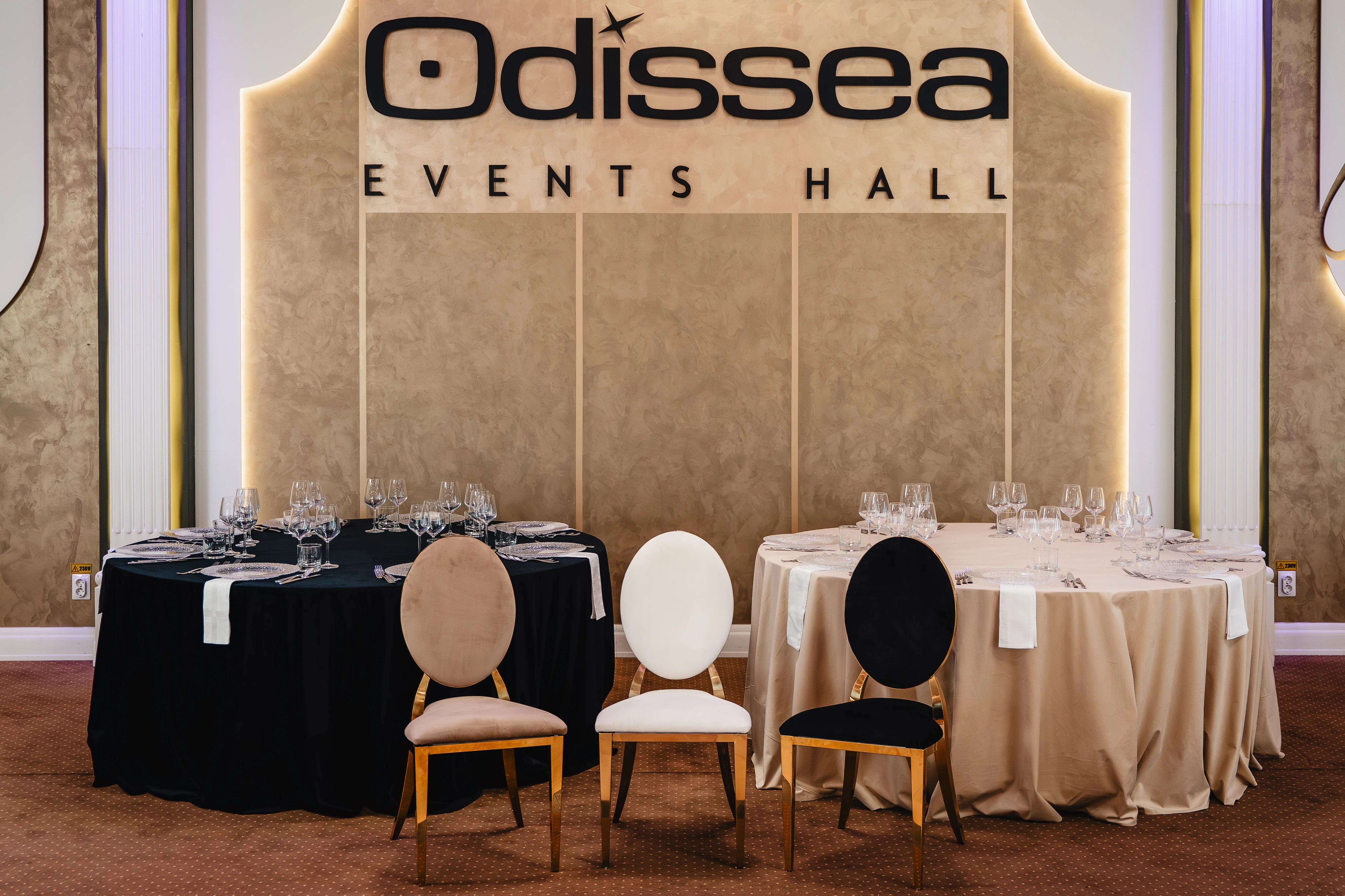 Sală Odissea - design modern și decor deosebit